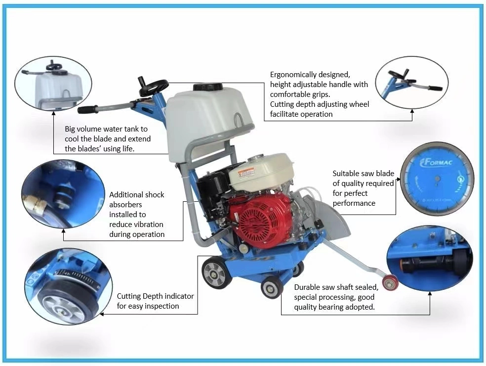 Soft Steel Brush Sweeping Machine for Road Marking Road Marking Machine